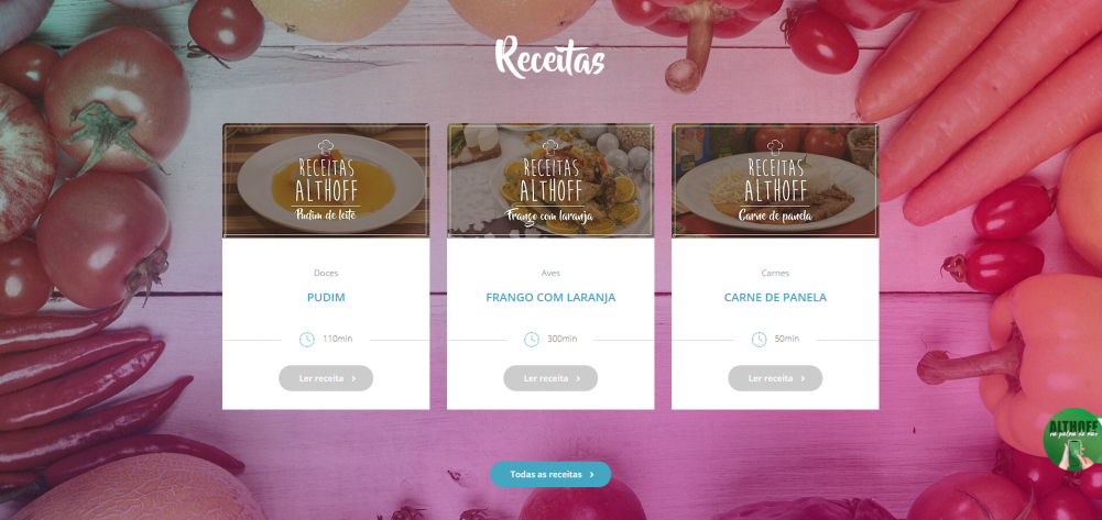 Althoff Supermercados receitas